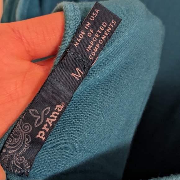 Prana short sleeve shirt medium blue - Picture 2 of 3